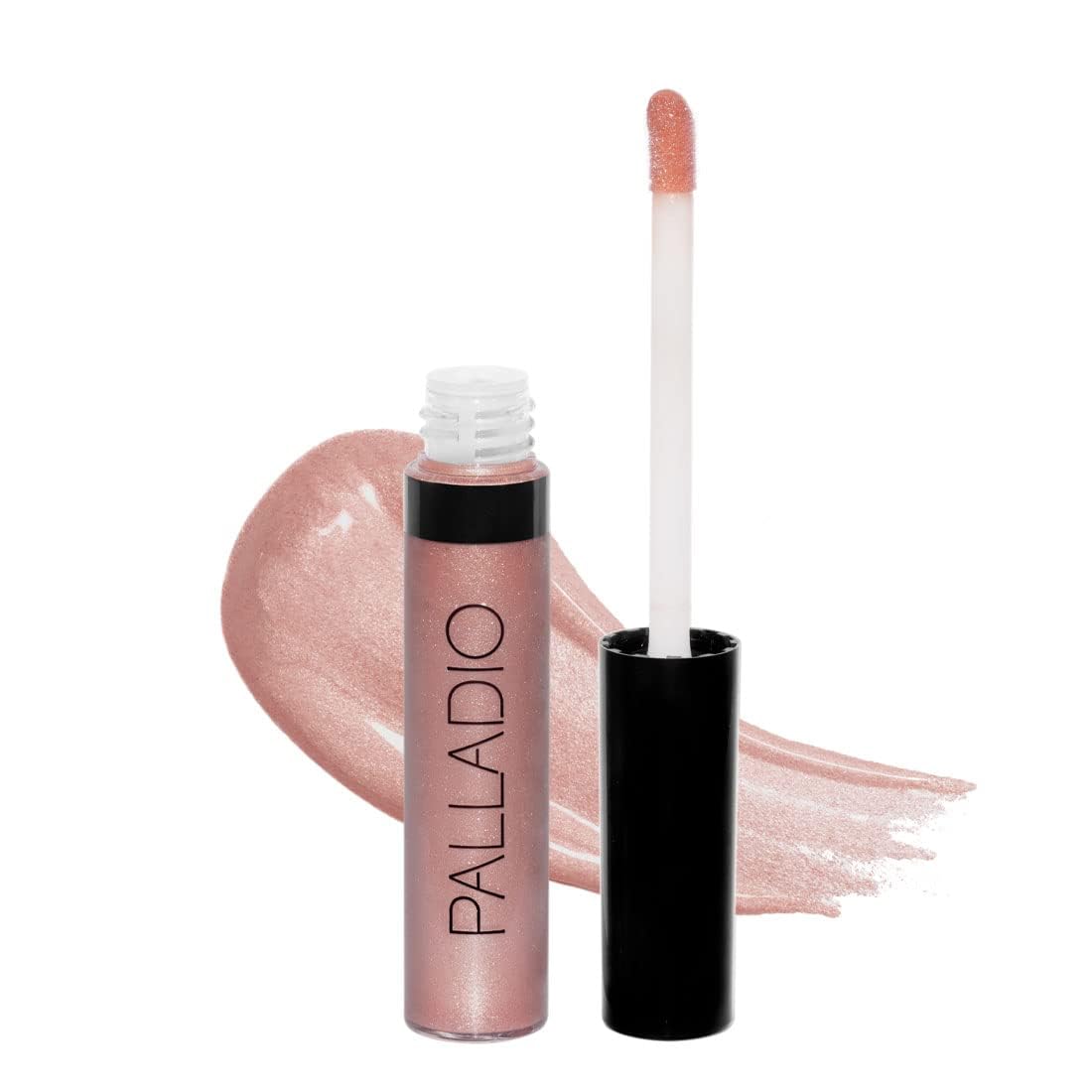 Palladio Lip Gloss, Non-Sticky Lip Gloss, Contains Vitamin E and Aloe, Offers Intense Color and Moisturization, Minimizes Lip Wrinkles, Softens Lips with Beautiful Shiny Finish, Crystal — image 1