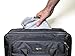 HoodiePillow Inflatable Neck Pillow for Airplane Travel, Car, Train or Relaxing at Home. Compact, Comfortable for Your Neck and Includes Privacy Hood - Gray