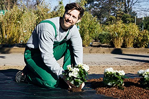 GardenGloss 50m² Anti-Unkrautgewebe 100g/m² – Wasserdurchlässig und Reissfest – Unkrautvlies Gartenvlies mit hoher UV… – Bild 7