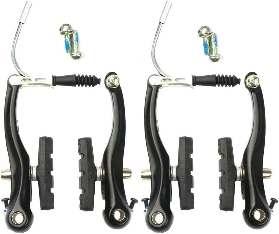 BOOBEAUTY 2 PCS Bicycle Brakes Set Mountain Bike V Brakes