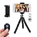 Linkcool Flexible Phone Tripod, Portable and Adjustable iPhone Tripod Stand Holder with Universal Clip and Bluetooth Remote, Tripod for iPhone, Android Phone, Any Smartphone, Camera and Go Pro