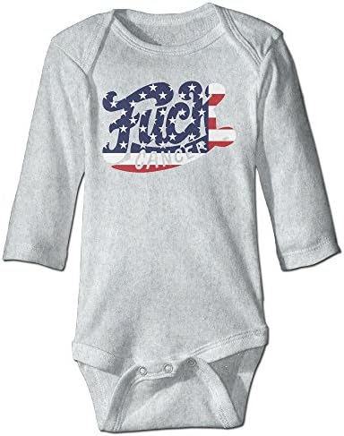 Fuck Cancer In American Flag Unisex Infant One Piece Babysuit