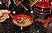 Chef Miso Set of Six Red and Black Large Japanese Soup Spoons