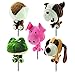 ProActive Sports, Animal Golf Club Head Covers, for Drivers, Cute Novelty Headcover for All Golfers, Plush Material & Clipping Technology, Add Style to Your Golf Bag, Stuffed Bulldog