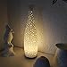 Ceramic Essential Oil Diffuser, JolyJoy Decorative Aromatherapy Humidifier w/Hand-Crafed White Porcelain Vase Cover & Pretty LED Light, Premium Birthday Gift for Women/Men