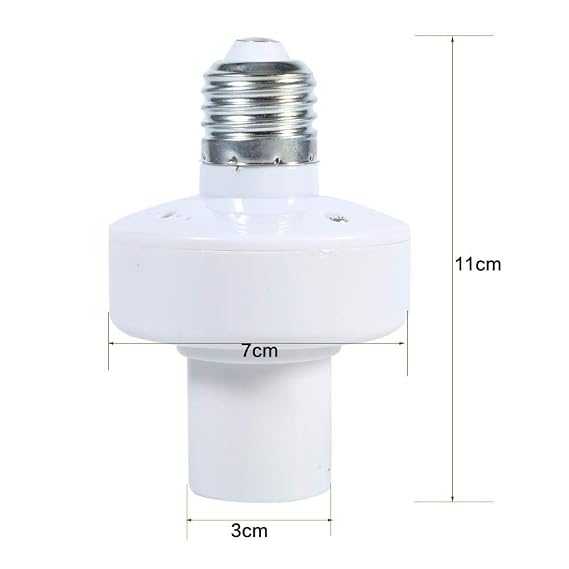 E27 Tornillo Inalámbrico Control remoto Lámpara de luz Bombilla ...