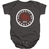 University of Denver Official Plaid Badge Unisex Infant Snap Suit for Baby