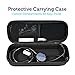 White Coat Dual Head Stethoscope, Lightweight and Acoustical with Protective Case – Jet Black Plus LED Pen Light Pupil Gauge
