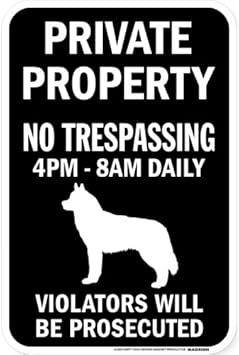 Amazon Private Property ブラックマグネットサイン シベリアンハスキー シルエット 英語 私有地 無断立入禁止 Signsup カー用品 通販 Amazon Private Property ブラックマグネットサイン シベリアンハスキー シルエット 英語 私有地 無断立入禁止 Signsup カー用品 通販