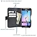 Cooper Cases(TM) Engage C360 Asus PadFone /2 /E /Mini /X Mini, Zenfone 4 / C Smartphone Wallet Case in Black (Rotating Frame for Rear-camera Access; Viewing Stand; 3 Card Slots; 2 Slip Pockets; Magnetic Cover Lock)