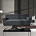 Chun Yi 1-Piece Knit Fabric Slipcover for Loveseat - Grey