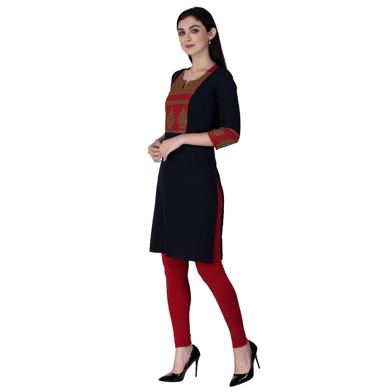 gmi casual cotton rajasthani printed women kurti