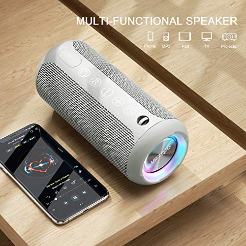 Ortizan Portable Bluetooth Speaker, IPX7 Waterproof Wireless Speaker