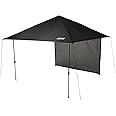 Coleman Oasis Lite Pop-Up Canopy Tent with Side Wall Attachment, 7x7/10x10ft Portable Shelter with Easy Setup & Takedown, Wheeled Carry Bag Included