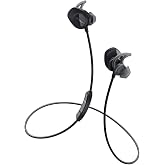 Bose SoundSport, Wireless Earbuds, (Sweatproof Bluetooth Headphones for Running and Sports), Black (Renewed)