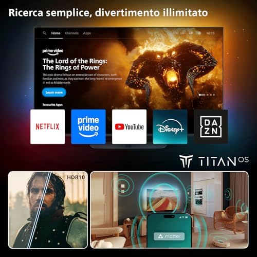 Ambilight TV 40PQS6901/12 40 Inch FHD QLED Smart TV