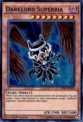 Yu-Gi-Oh! - Darklord Superbia (DESO-EN039) - Destiny Soldiers - 1st Edition - Super Rare