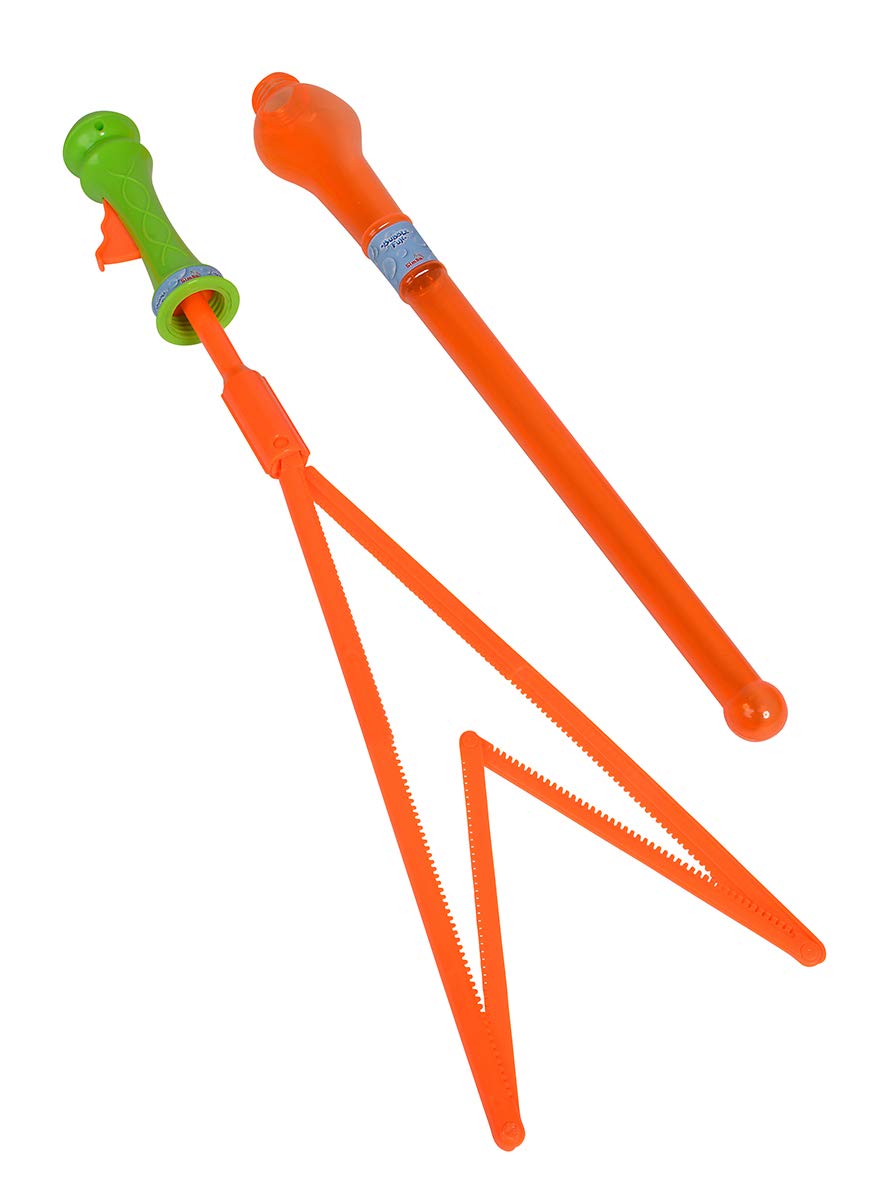 Simba Bubble Fun 107286005 Bubble Fun Bubble Stick XL, Folding Mechanism, Giant Soap Bubbles, 220 ml Lye, 61 cm, from 3 Years