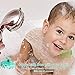 Hair Scalp Massager Shampoo Brush | Sumi Eco Silicone Scalp Care Comb with Soft Bristles | Tourmaline contained | Multiple Colors (1. Mint)