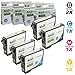 LD Products Remanufactured Replacements for Epson 200xl Ink Cartridges 200 XL High Yield for XP-200, XP-300, XP-310, XP-400, WF-2520, WF-2530, WF-2540 (2 Black, 1 Cyan, 1 Magenta, 1 Yellow, 5-Pack)