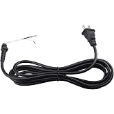 04624 Hair Clippers Cord Replacement for Andis T-Outliner/Outliner II Trimmers,Power Wire for Hair Trimmer GO,GTO Models,04603,04710,2 Wire Plug