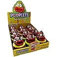 Kidsmania Pooplets Poop Emoji Shaped Candy Toy - Display Box of 12 Count