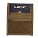 Tactical Notebook Covers Detachable Passport Pouch