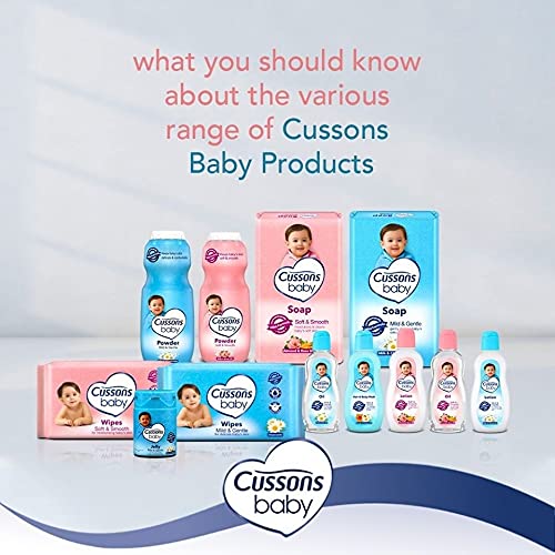 Soft & Smooth oil Cussons Baby Oil 200ml (2 pink bottles) easily