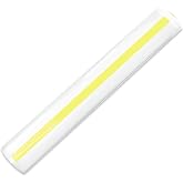 MAGDEPO 2X Bar Magnifying Ruler 6" with Guiding Line &amp; Mini Line Magnifier with Clip for Reading Small Prints, Bible, Books, Newspaper, Documents, Instructions