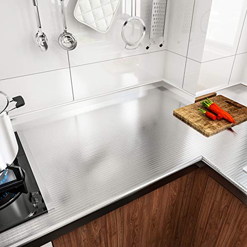 VEELIKE Kitchen Oil Proof Waterproof Sticker Stainless Steel Contact