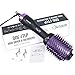 Hair Dryer Brush and Hot Air Brush, 3 in 1 One Step Hair Dryer & Volumizer with Negative Ion Curling Dryer Brush, Straightening Brush AIBOSHUO