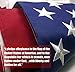 American Flag 3x5 ft Embroidered Stars Sewn Stripes with Brass Grommets Nylon US Flag for Boat Yacht Workplace Home Garden Business Outdoor United States Flag