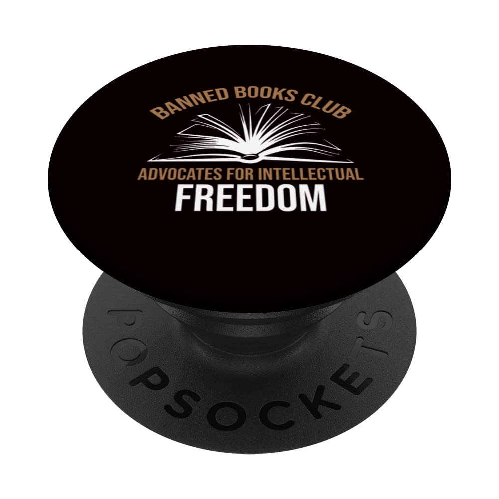 Banned Books Club Advocates for Intellectual Freedom PopSockets Swappable PopGrip