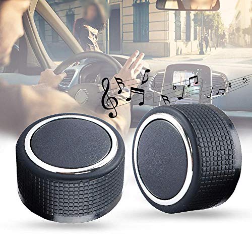 Gekufa Rear Radio Knobs Compatible with 2007-2013 Chevy Tahoe Chevrolet Silverado GMC Acadia Sierra Escalade Buick Enclave Yukon Cadillac-Radio Audio Volume Control Knob Replacements GM 22912547