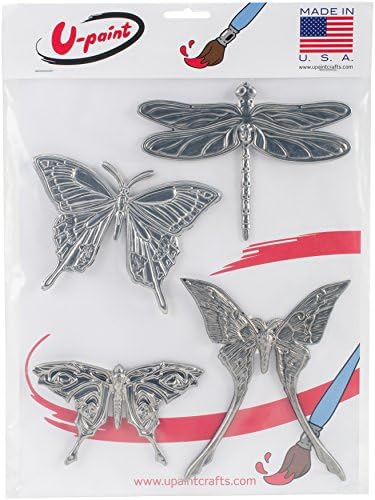 U-Paint 4-pc. Metal Butterflies Craft Kit
