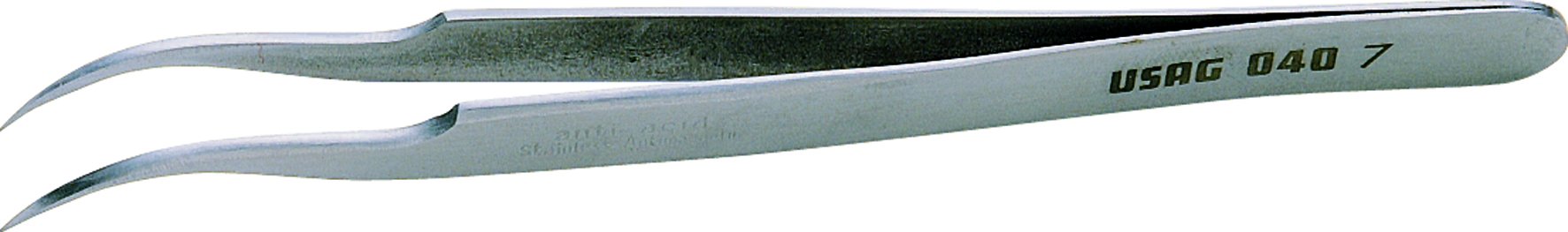 USAG U00400022 - 040/7 Tweezers with extra-fine curved tips