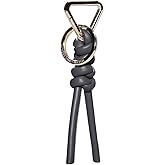 HSEFIN Leather Key Chain Car Universal Unisex Key Chain with Removable Triangle Open Key Ring