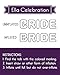 Ella Celebration Non-Floating Bride Letter Balloons, 13 Inch Rose Gold Balloon Letters, Bridal Shower or Bachelorette Party Decorations (Rose Gold)