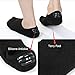 M&Z Mens 5 Pack No Show Socks Antiskid Terry Foot Athletic Cotton Sports Sock