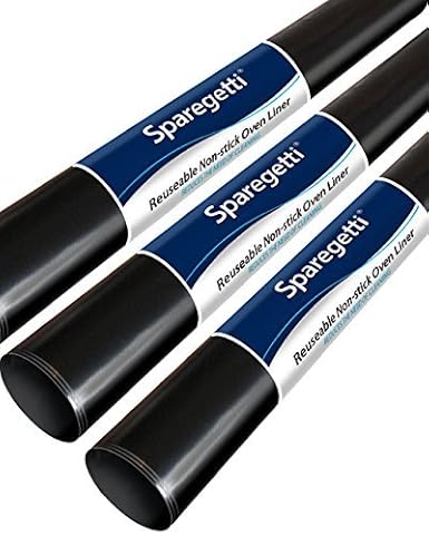 3 x sparegetti robust Teflon Band für Backofen nicht klebend, 40 cm x 50 cm, perfekt für Lüfter erlebt Öfen