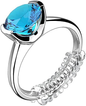 ROMUCHE Ring Size Adjuster, Set of 4 (2mm/3mm)with Free Silver Polishing Cloth, Perfect for Loose Rings