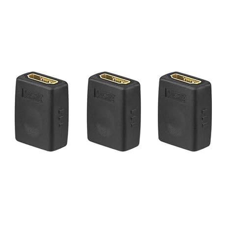 VCE 3 Stück HDMI Adapter-Verlängerung HDMI Buchse zu HDMI Buchse Adapter HDMI Buchse auf HDMI Buchse Kupplung Verbinder HDMI 