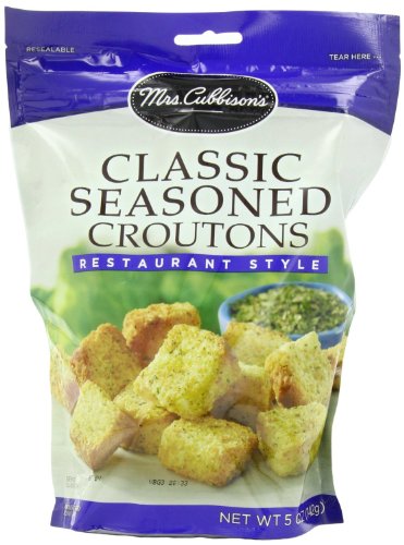 Mrs. Cubbison's Croutons 5 Oz (Pack of 4) (Classic Seasoned Restaurant Style)