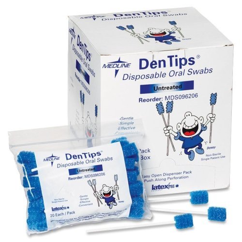 DENTIPS Oral Swabs Disposable Premium Quality (20 Oral