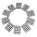 Feamos 10Pcs 18650 Battery 4x5 Cell Spacer Radiating Shell Pack Plastic Heat Holder New