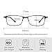 Cyxus Black Computer Blue Light Blocking Glasses for Men Full Rim UV Blocking Gaming Eyeglasses Anti Digital Eye Strain Headache Eyewear