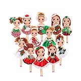 Christmas Limited Edition 12 Cute Doll Girls 7 Inch Exclusive Collection - Perfect Christmas gift for your loved ones
