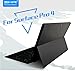 Microsoft Surface PRO 4 Decal Sticker SIKAI Patent Microsoft Surface pro4 Full BodySkin Brushed Aluminum Full Body Protector Skin Waterprooft Decal for New Surface Pro 2017 Protective Skin(Silver)