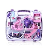 Vidatoy Doctor Nurse Medical Kit Playset With Medical Box-Purple