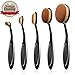 Professional Multifuction Makeup Oval Brush Set / Foundation Cream Concealer Blending and Contouring Extrasoft Brushes